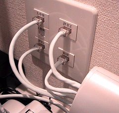 電話台のネットワークポート